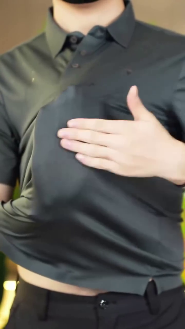 Men Polo Collar Slim Fit T-shirt