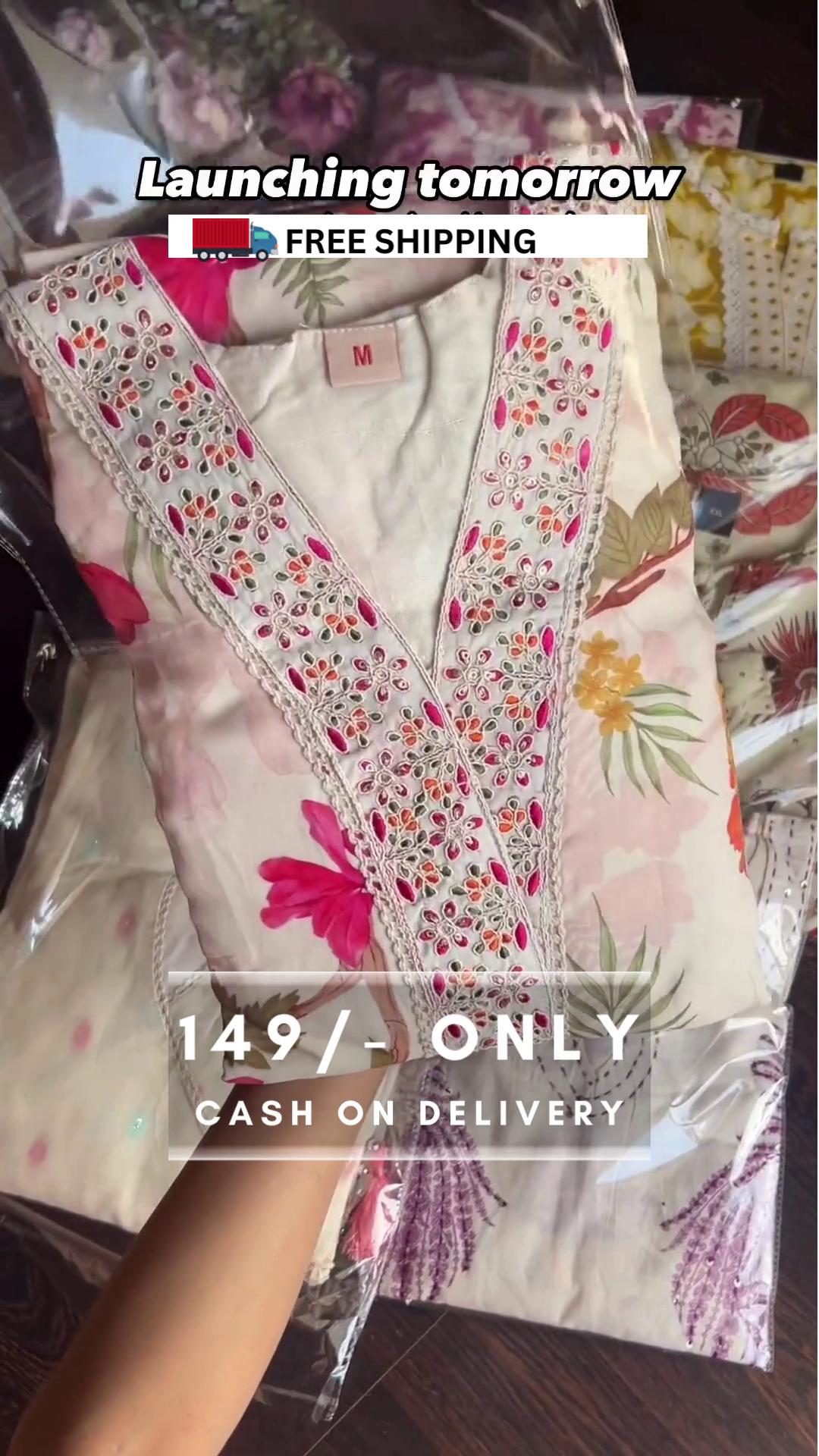 Pure Cotton Salwar Suit Material Printed - Image 5