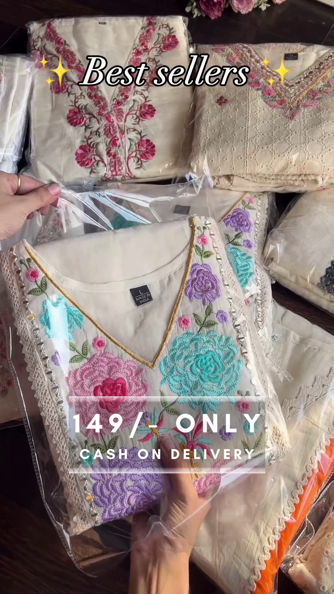 Pure Cotton Salwar Suit Material Printed - Image 4