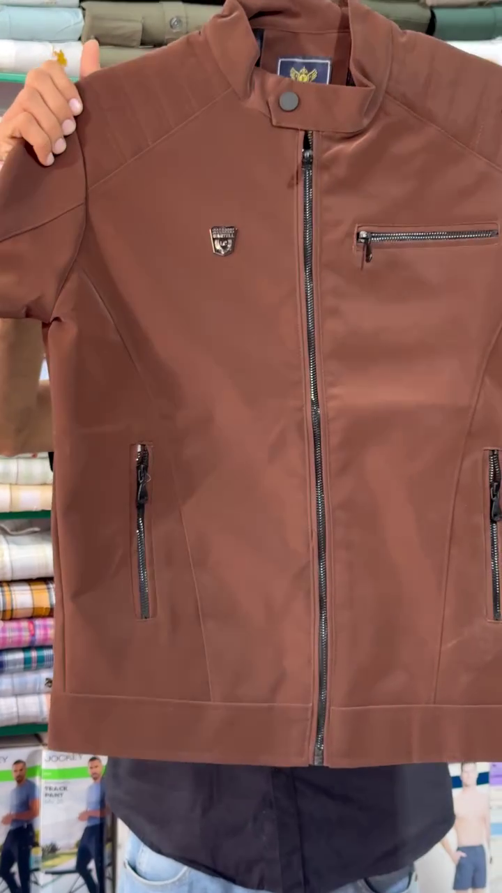 Woolen Black Men Winter Jacket - Image 3