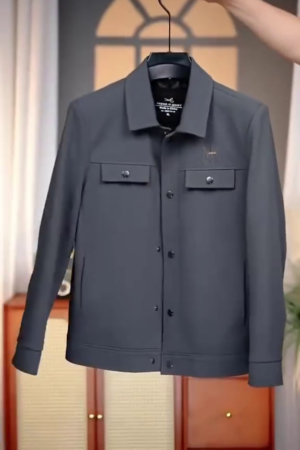 Double Pocket Resort Collar Tailored Jacket