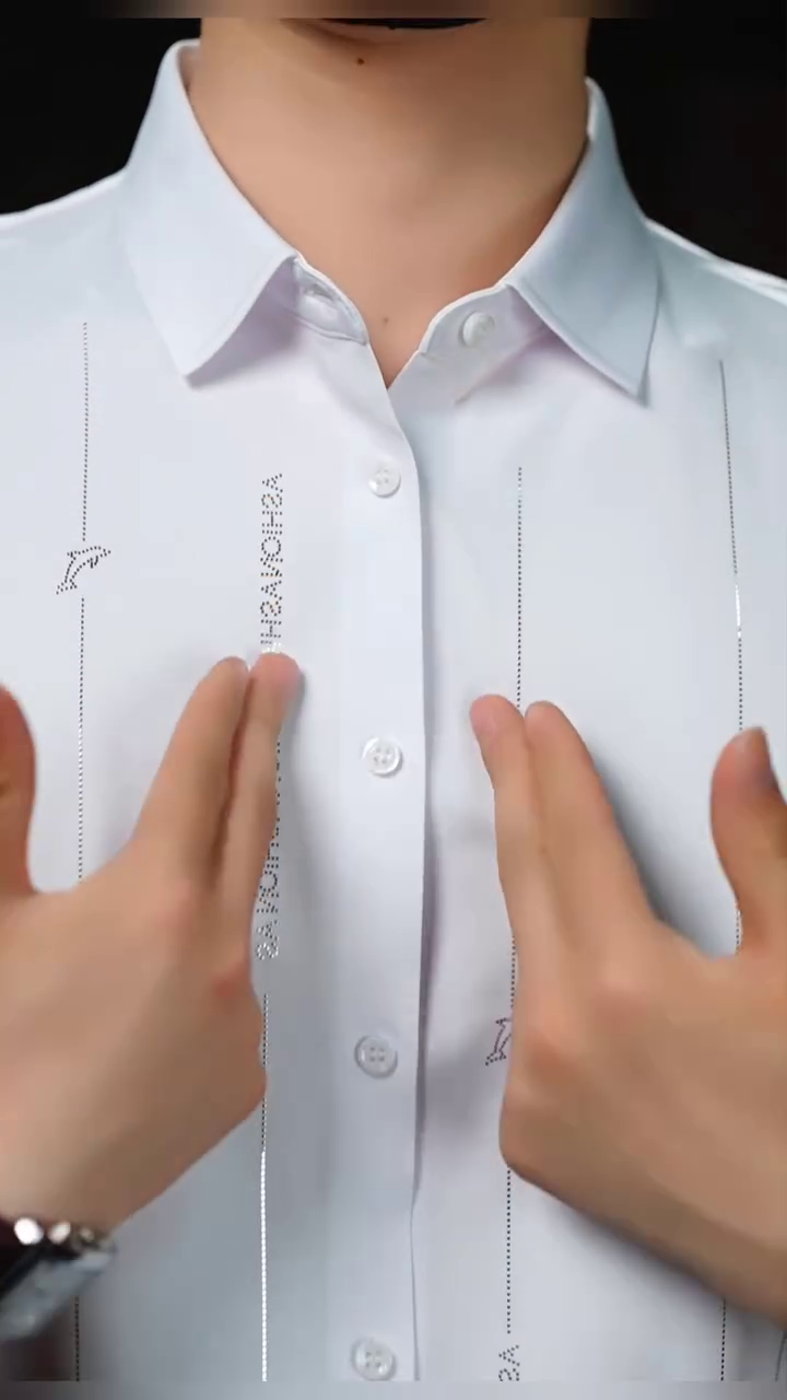 Summer Casual Slimming Shirt Thin Short-sleeved Shirt for Men Middle-aged Half-sleeved Shirt - Image 7