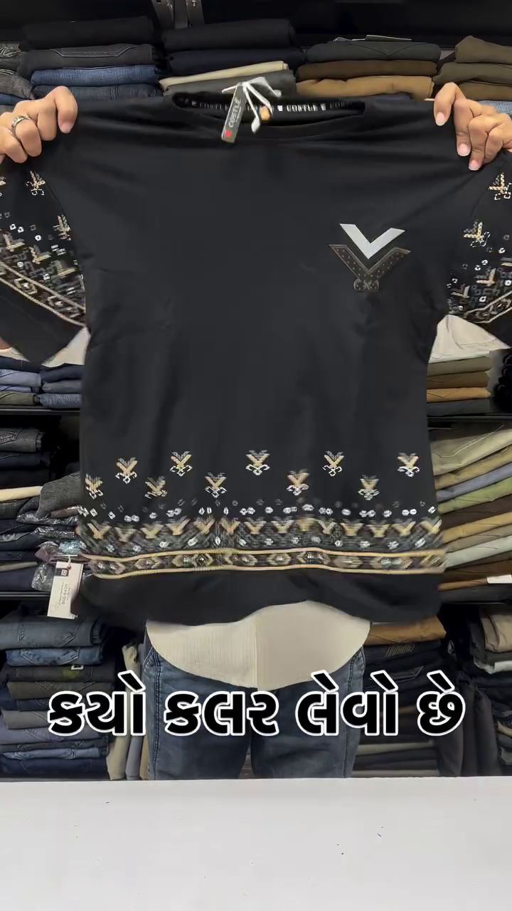 Men's Cotton Round Half Sleeve Printed Regular Fit T-Shirt - Image 6