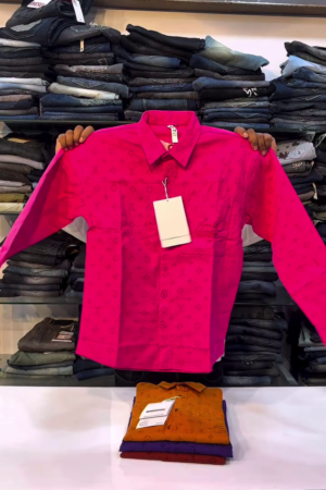 Bandhani Printed Mandarin Collar Cotton Casual Shirt