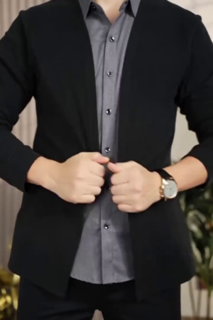 Men’s Casual Cardigan Blazer
