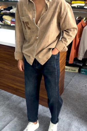 Men Safar Printed Off White Oversized Cotton Linen Shirts