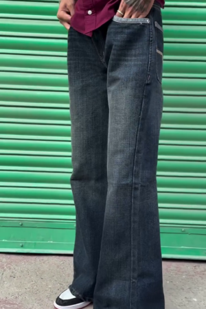 BLACK HIGH RISE LOOSE FIT JEANS