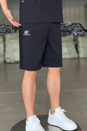 Men Typography Shorts