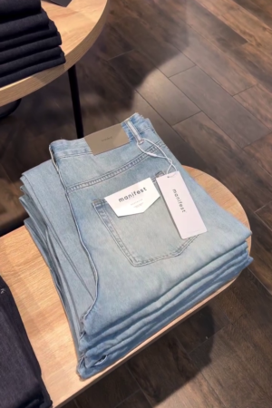 Denim Co.Shawn Relaxed Fit Blue Jeans