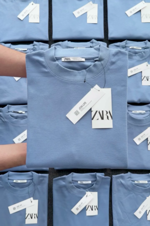 Cotton Drop-Shoulder Sleeves T-shirt